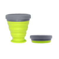 Collapsible Silicone Travel Cup for Outdoor Sports and Camping - Portable Mini Folding Water Bottle