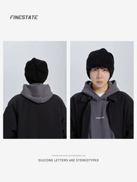 FINE STATE Men's Winter Beanie Hat for Large Heads, Warm Slouchy Skull Cap