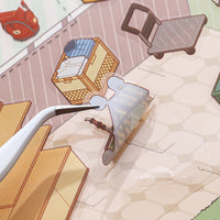 Paper Trace Vintage Series 3D Miniature Scene Stickers for DIY Crafts