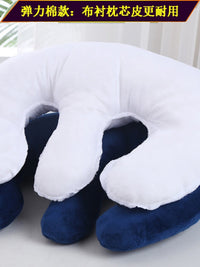 U-Shaped Massage Table Face Pillow with Hole for Spa and Salon