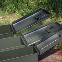 Portable Waterproof Dustproof Shockproof Storage Case with Lock Eye for Home Outdoor Tools Motorcycle Side Box