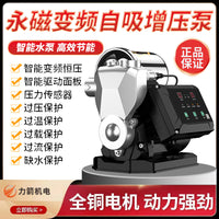 Permanent Magnet Variable Frequency Self-Priming Water Pump for Home Use