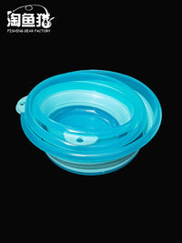 Foldable Silicone Fishing Bait Bowl Mixing Basin for Outdoor Angling Tackle