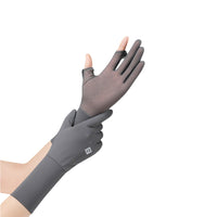 Women's UPF 50+ UV Protection Ice Silk Breathable Touchscreen Sunscreen Gloves for Outdoor Activities