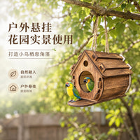 Outdoor Wooden Bird Breeding Nest Box for Pigeons and Parrots