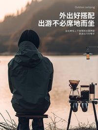 Portable Outdoor Tactical Folding Stool and Table for Camping Fishing Hiking