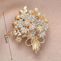 Luxury Money Tree Brooch Pin for Women, Elegant Floral Design Apparel Accessory