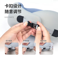 Portable U-Shaped Travel Neck Pillow for Car & High-Speed Rail, Detachable & Adjustable