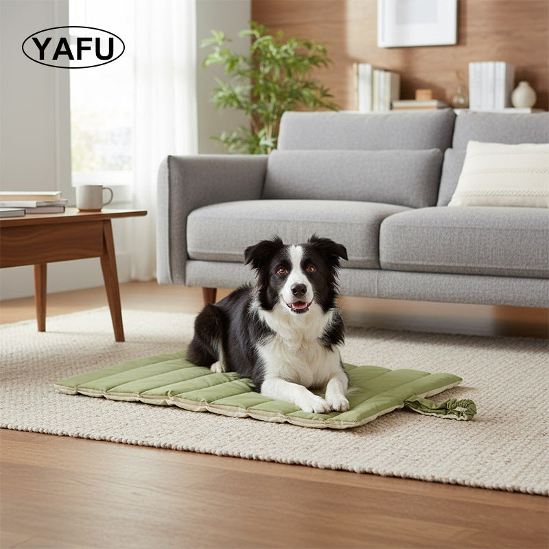 Pet Cooling Mat for Dogs and Cats, Summer Heat Relief Pad, Dual-Use Warm and Cool Bed