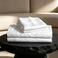 Hotel Collection Cotton Bed Sheet and Pillowcase Set for Guest Rooms