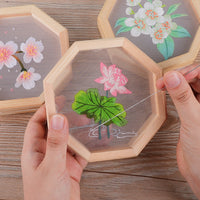 Nordic Style Embroidery Kit for Beginners - Ribbon or Silk Thread Ancient Charm Ornament