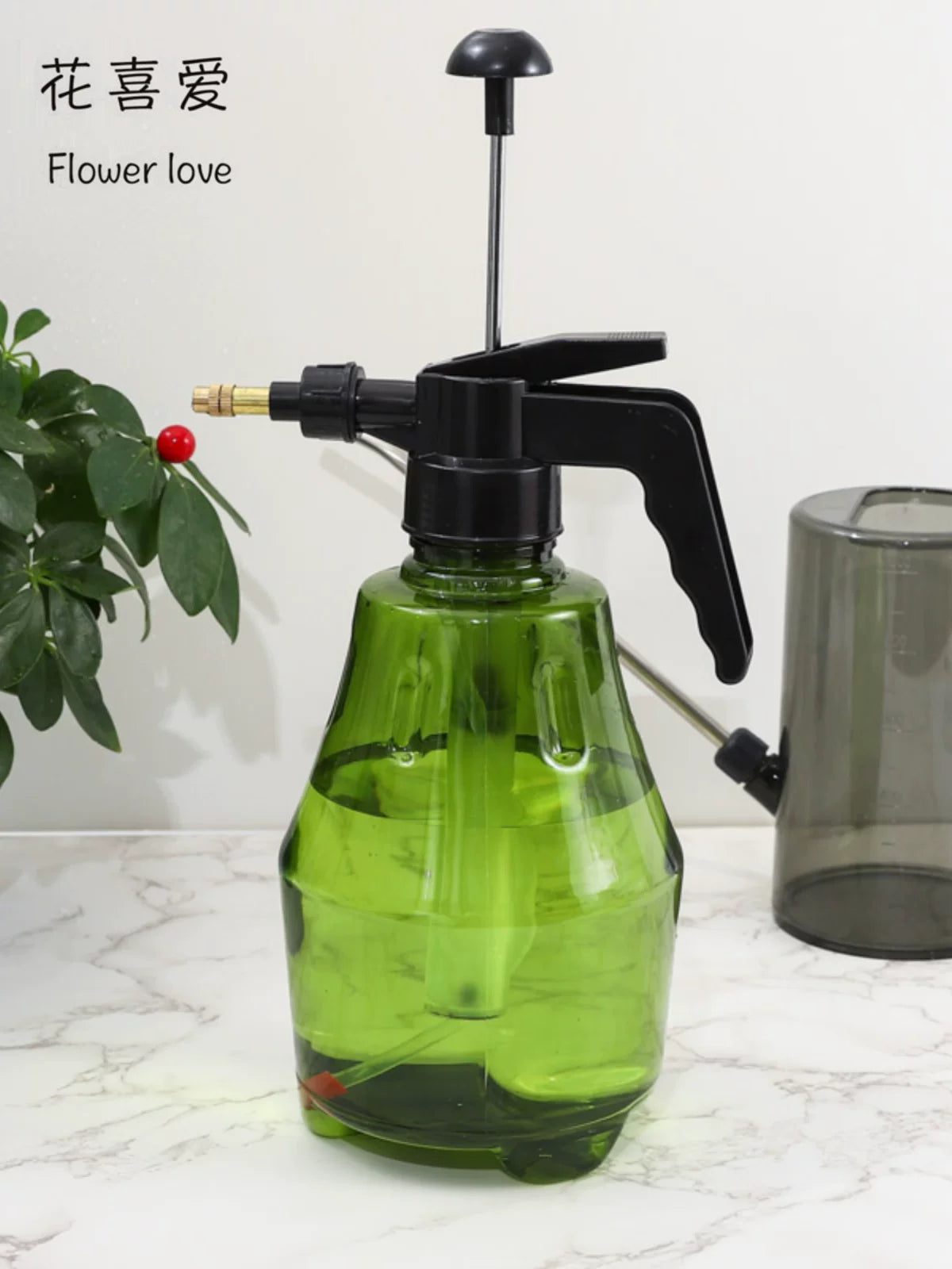 Long Spout Watering Can & Pressure Sprayer for Plants and Flowers