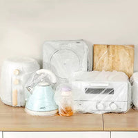Disposable Air Fryer Dust Covers with Elastic Band, Transparent Kitchen Appliance Protector
