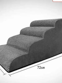 Pet Stairs for Small Dogs & Cats, Washable Sofa Bed Ramp for Senior Pets