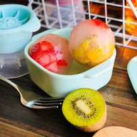 Large Sphere Ice Ball Mold for Whiskey and Cocktails, Silicone Ice Cube Tray with Lid