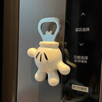 Magnetic Bottle Opener for Refrigerator, Beer Cap Remover