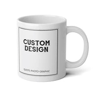 Customizable Ceramic Sublimation Mug for DIY Photo and Text Printing, Ideal for Graduation and Holiday Gifts