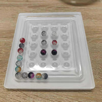 Acrylic Bead Display Tray for DIY Bracelets and Jewelry