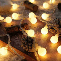 LED Globe String Lights Battery Operated/USB for Christmas & Holiday Decor