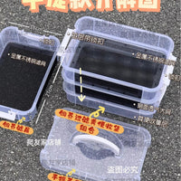 Insect Breeding Box with Double-Layer Sifting Net for Mealworms and Silkworms, Breathable Feces Separation Container