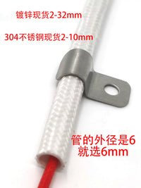 Stainless Steel Cable Clamp for Pipes and Wires