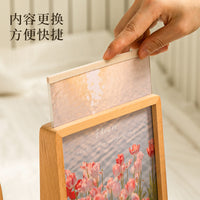 Trapezoid Acrylic Double-Sided Photo Frame for Display and DIY Art