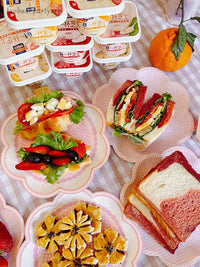 Disposable Paper Plates for Parties, Picnics, and Desserts - Round and Square Designs