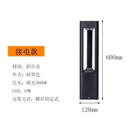 Solar LED Lawn Light Outdoor Waterproof Garden Lamp Modern Landscape Pathway Light