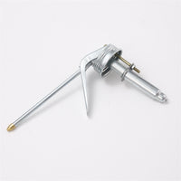 High-Pressure Long-Spout Oil Can with Transparent Plastic Body and Metal Pump