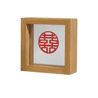 Double-Sided Transparent Glass DIY Specimen Photo Frame for Crafts and Displays