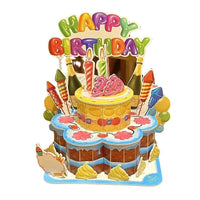 3D Puzzle DIY Birthday Cake Model Kit