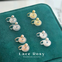 Lace Clip-On Earring Converter for Non-Pierced Ears, DIY Invisible Universal Accessory