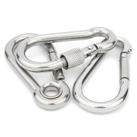 304 Stainless Steel Quick Link Carabiner for Chains, Ropes, and Keychains