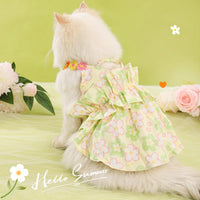 Pet Cat Dog Princess Dress Summer Thin Anti-Shedding Skirt for Sphynx Ragdoll Cats