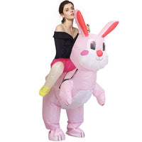 Easter Bunny Inflatable Costume for Adults - Outdoor Family Fun, Party & Performance Wear
