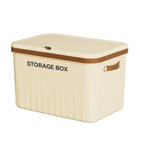 Household Living Room Thickened Flip-Top Storage Box for Snacks Toys Sundries Dustproof Large Capacity Organizer