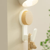 No-Drill Wooden Wall Hooks for Entryway, Bedroom, Kitchen, and Bathroom Organization