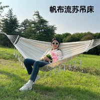F1Vins Bohemian Tassel Hammock Chair for Indoor Outdoor Patio Camping