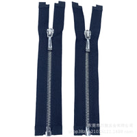 1# Metal Open-End Zipper with Teardrop Pull for Doll Clothes