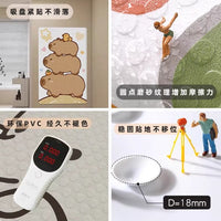 Non-Slip Bathroom Shower Mat with Suction Cups for Bathtub and Shower Stall, Kids Safety Bath Mat