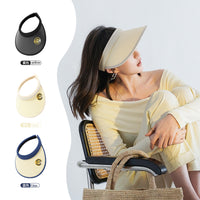 Women's Summer UV Protection Sun Visor Hat for Outdoor Cycling