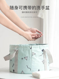 Portable Foldable Basin for Travel, Foot Soaking, Laundry, and Face Washing - 25L Capacity