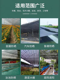 UV Resistant Shade Net for Plants, Thickened Sunscreen Mesh for Outdoor Gardens and Greenhouses
