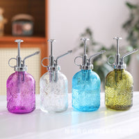 350ml Glass Spray Bottle with Press Pump for Indoor Plants