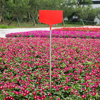 Waterproof Large Plastic Plant Labels with Stainless Steel Rod for Garden and Field Marking