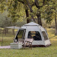 Automatic Pop-Up Hexagonal Camping Tent for Family Outdoor Leisure