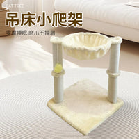 Cat Hammock Climbing Frame with Scratching Post and Play Toy