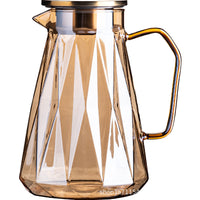 High-End Heat-Resistant Glass Pitcher and Tumbler Set for Cold Beverages and Tea