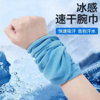 Quick-Dry Cooling Wrist Sweatbands for Sports & Fitness