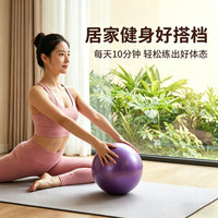 25cm Pilates Yoga Ball for Pelvic Floor Muscle Training, Anti-Burst Small Fitness Ball